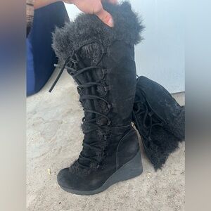 Fur heeled Boots